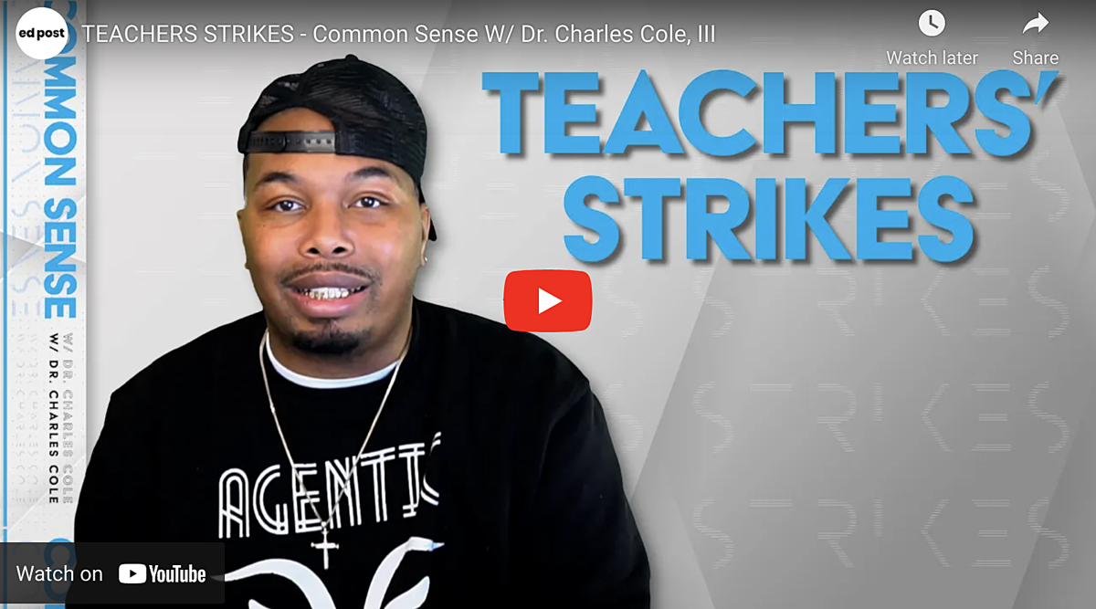 Episode1: TEACHER STRIKES — Common Sense W/ Dr. Charles Cole, III